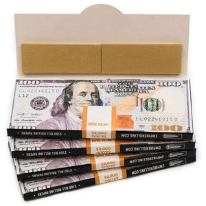 Organic $100 Bill Rolling Papers-birthday-gift-for-men-and-women-gift-feed.com