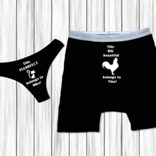 Load image into Gallery viewer, Personalised Couples Underwear-birthday-gift-for-men-and-women-gift-feed.com
