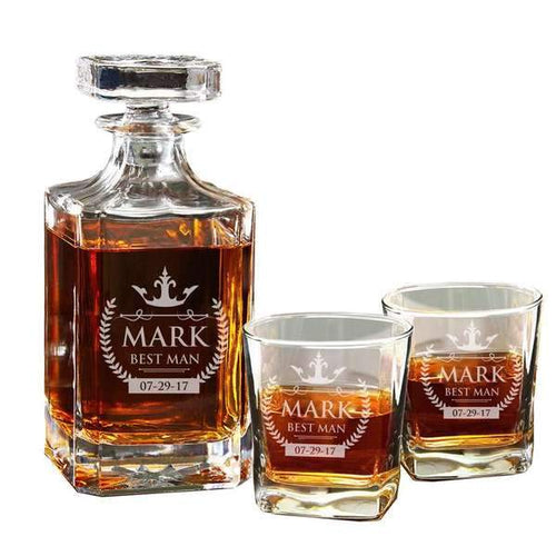 Personalized Engraved Whiskey Decanter-birthday-gift-for-men-and-women-gift-feed.com
