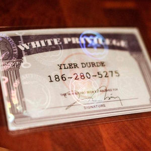 Personalized Official VIP White Privilege Card-birthday-gift-for-men-and-women-gift-feed.com