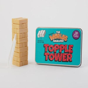 Play The Smallest Topple Tower Game With Tweezers-birthday-gift-for-men-and-women-gift-feed.com