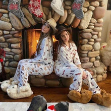 Load image into Gallery viewer, Plush Teddy Bear Slippers To Stay Cozy This Winter-birthday-gift-for-men-and-women-gift-feed.com
