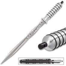 Load image into Gallery viewer, Quad Edged Blade Titanium Spiral Dagger-birthday-gift-for-men-and-women-gift-feed.com
