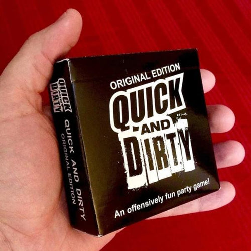 Quick And Dirty Party Game-birthday-gift-for-men-and-women-gift-feed.com
