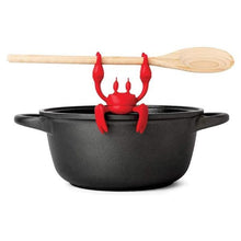 Load image into Gallery viewer, Red Crab Spoon Holder and Steam Releaser-birthday-gift-for-men-and-women-gift-feed.com
