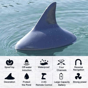 Remote Controlled Shark Fin Boat Prank Toy-birthday-gift-for-men-and-women-gift-feed.com