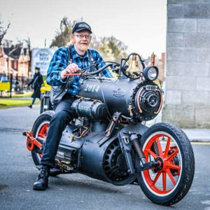REVATU Black Pearl Steam Powered Motorcycle-birthday-gift-for-men-and-women-gift-feed.com