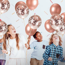 Load image into Gallery viewer, Rose Gold Confetti Party Balloons-birthday-gift-for-men-and-women-gift-feed.com
