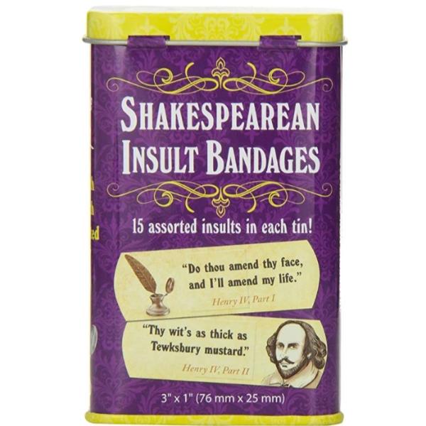 Shakespearean Insult Bandages-birthday-gift-for-men-and-women-gift-feed.com