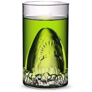 Shark Attack Novelty Drinking Glass-birthday-gift-for-men-and-women-gift-feed.com