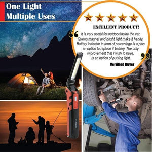 Shock And Waterproof Flashlight with Rechargeable LED Light-birthday-gift-for-men-and-women-gift-feed.com