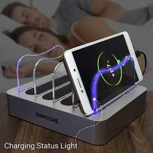Load image into Gallery viewer, Simicore 4-Port USB Charging Station-birthday-gift-for-men-and-women-gift-feed.com
