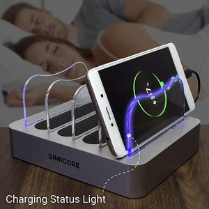 Simicore 4-Port USB Charging Station-birthday-gift-for-men-and-women-gift-feed.com