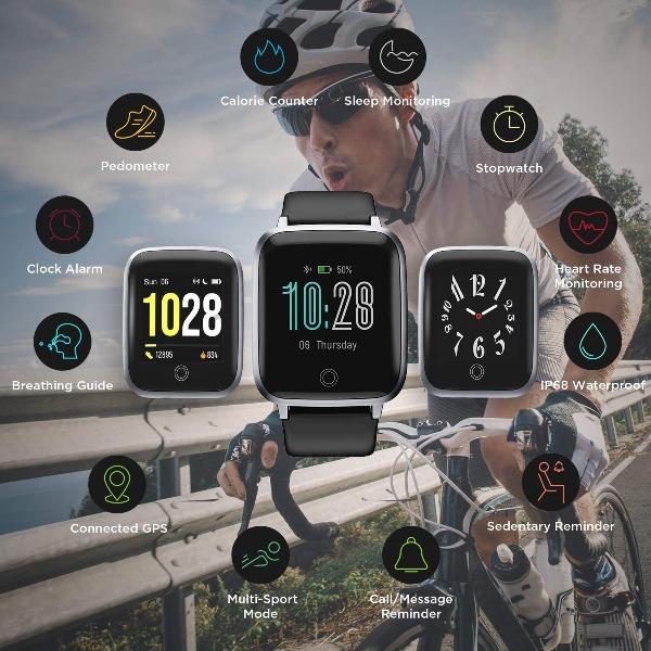 Smart Watch with Heart Rate Monitor Step Calorie Counter and Sleep Monitor-birthday-gift-for-men-and-women-gift-feed.com