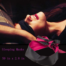 Load image into Gallery viewer, Soft Satin Blindfold Comfortable Sleeping Masks-birthday-gift-for-men-and-women-gift-feed.com
