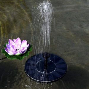 Solar Powered Floating Fountain-birthday-gift-for-men-and-women-gift-feed.com