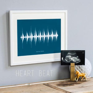 SOUND WAVE PRINT Personalised Wall Art-birthday-gift-for-men-and-women-gift-feed.com