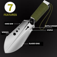 Load image into Gallery viewer, Stainless Steel Sawtooth Mini Shovel Multitool-birthday-gift-for-men-and-women-gift-feed.com
