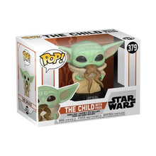 Load image into Gallery viewer, STAR WARS Mandalorian THE CHILD (BABY YODA) With Frog FUNKO POP! VINYL-birthday-gift-for-men-and-women-gift-feed.com

