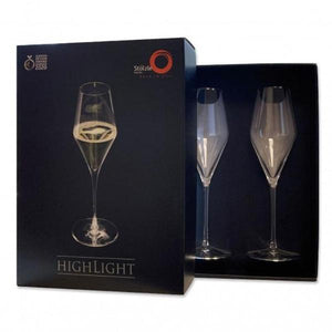 STOLZLE Eclipse Crystal Glass Champagne Flutes-birthday-gift-for-men-and-women-gift-feed.com