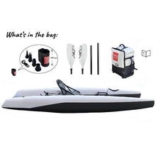 Load image into Gallery viewer, SUPER KAYAK Inflatable Portable Paddler Boat-birthday-gift-for-men-and-women-gift-feed.com
