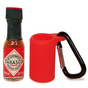 Tabasco Mini Bottle Holder Keychain-birthday-gift-for-men-and-women-gift-feed.com