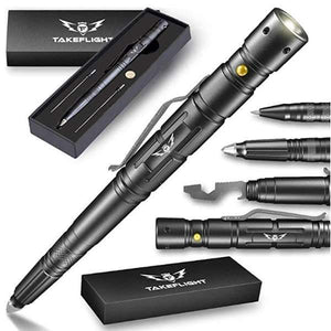 Tactical Pen with LED Flashlight-birthday-gift-for-men-and-women-gift-feed.com