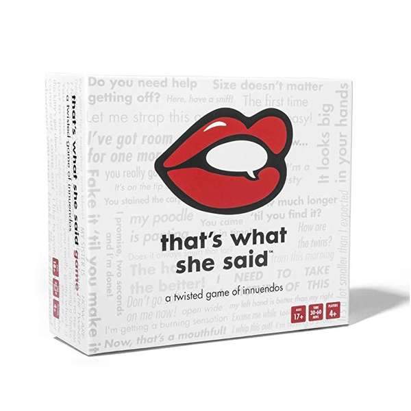 That's What She Said - Party Game-birthday-gift-for-men-and-women-gift-feed.com