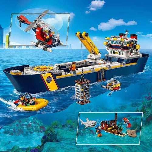 The LEGO City Ocean Exploration Ship-birthday-gift-for-men-and-women-gift-feed.com