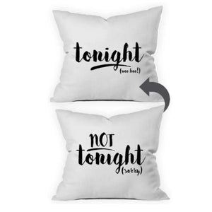 Tonight Not Tonight Reversible Pillow-birthday-gift-for-men-and-women-gift-feed.com