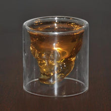 Load image into Gallery viewer, Transparent Skull Shot Glass-birthday-gift-for-men-and-women-gift-feed.com
