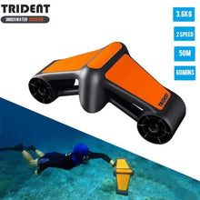 Load image into Gallery viewer, TRIDENT Underwater Scooter Dual Propellers-birthday-gift-for-men-and-women-gift-feed.com
