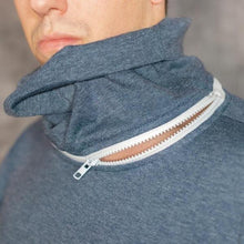 Load image into Gallery viewer, Turtleneck Or To Not Turtleneck Zip Off Sweater-birthday-gift-for-men-and-women-gift-feed.com
