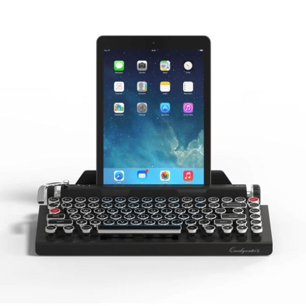 Typewriter Inspired Mechanical iPad Keyboard-birthday-gift-for-men-and-women-gift-feed.com