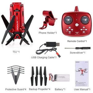 Unique Foldable HD Camera Drone With APP Control-birthday-gift-for-men-and-women-gift-feed.com