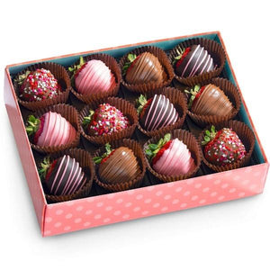 Valentine's Day Chocolate Covered Strawberries-birthday-gift-for-men-and-women-gift-feed.com