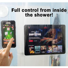 Load image into Gallery viewer, Waterproof Transparent Shower Curtain with Pockets-birthday-gift-for-men-and-women-gift-feed.com
