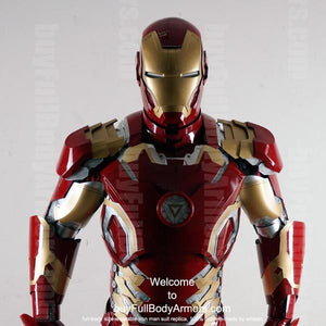 Wearable Mark 43 (XLIII) Iron Man Costume-birthday-gift-for-men-and-women-gift-feed.com