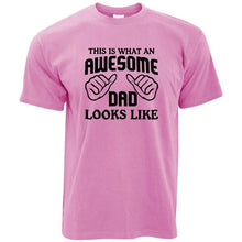 Load image into Gallery viewer, What An Awesome Dad Looks Like T Shirt-birthday-gift-for-men-and-women-gift-feed.com
