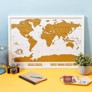 X-Large Scratch Off World Map Poster-birthday-gift-for-men-and-women-gift-feed.com