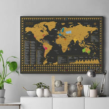 Load image into Gallery viewer, X-Large Scratch Off World Map Poster-birthday-gift-for-men-and-women-gift-feed.com
