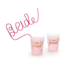 Load image into Gallery viewer, XL BRIDE Straw For Bachelorette Party-birthday-gift-for-men-and-women-gift-feed.com
